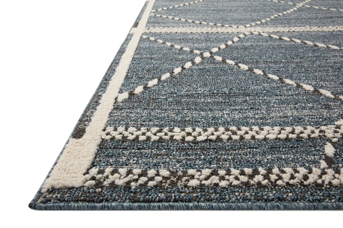 Loloi Fabian Fab-01 Denim/Charcoal Rug - rug corner