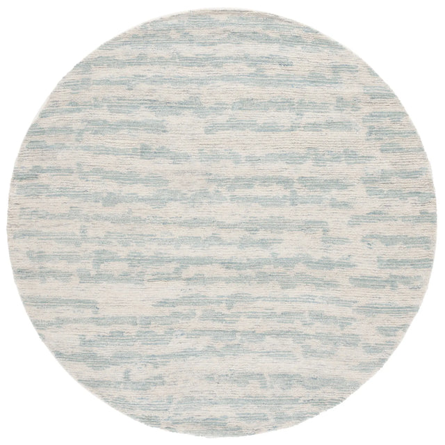 Safavieh Ebony 6'-0" x 6'-0" Rug in Ivory / Light Blue