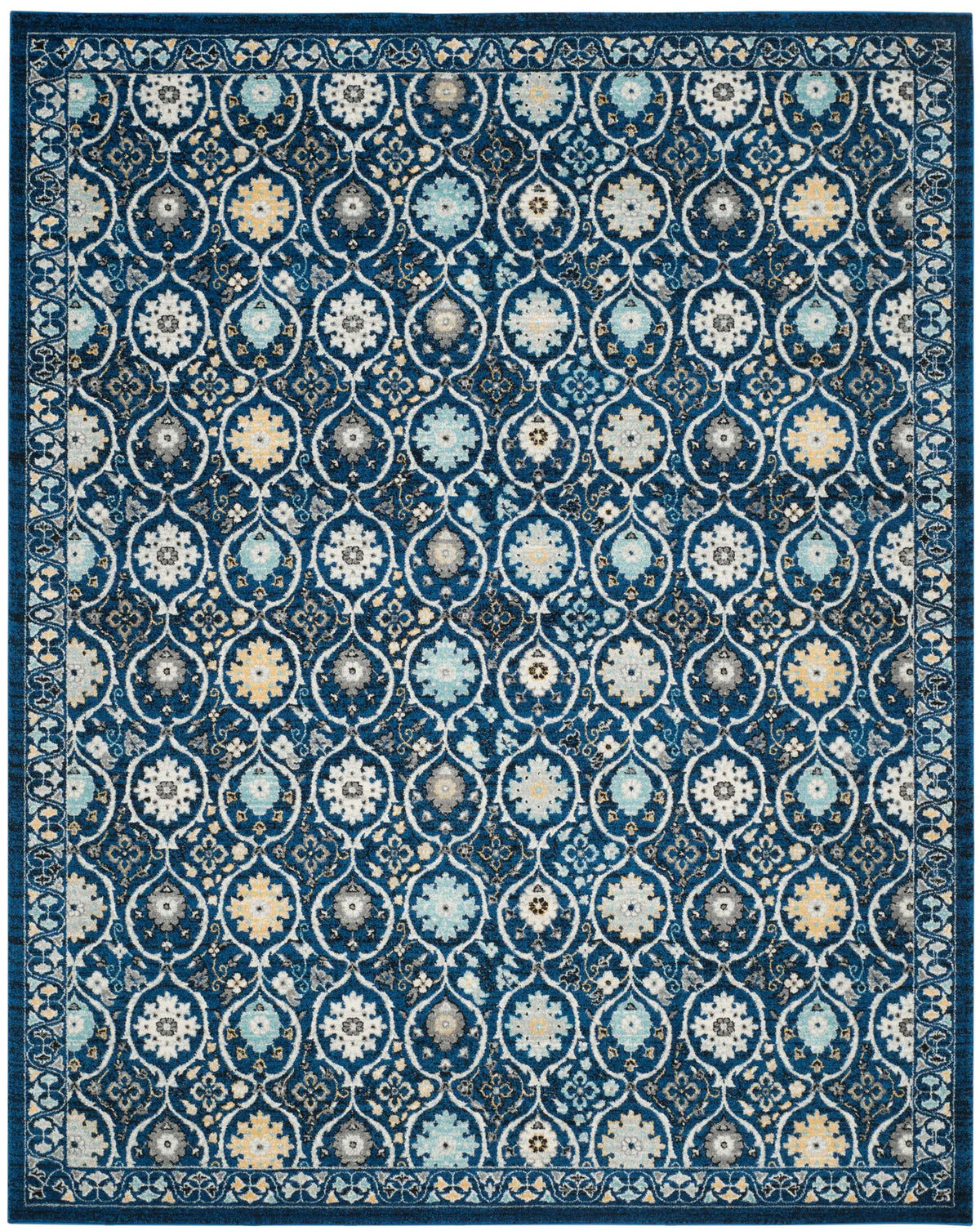 Safavieh Evoke 10'-0" x 14'-0" Rug in Royal / Ivory