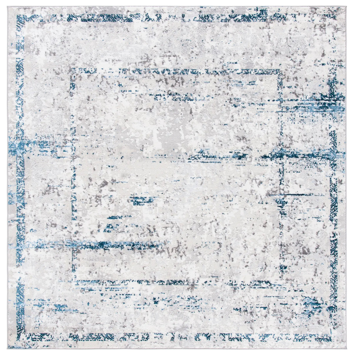 Safavieh Amelia 6'-7" x 6'-7" Rug in Grey / Blue