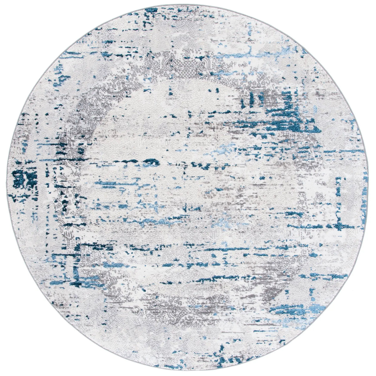 Safavieh Amelia 6'-7" x 6'-7" Rug in Grey / Blue