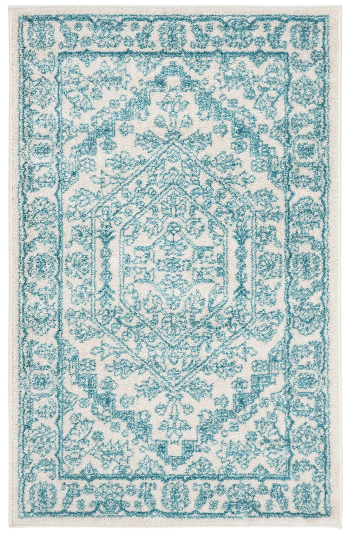 Safavieh Adirondack 3'-0" x 5'-0" Rug in Ivory / Teal