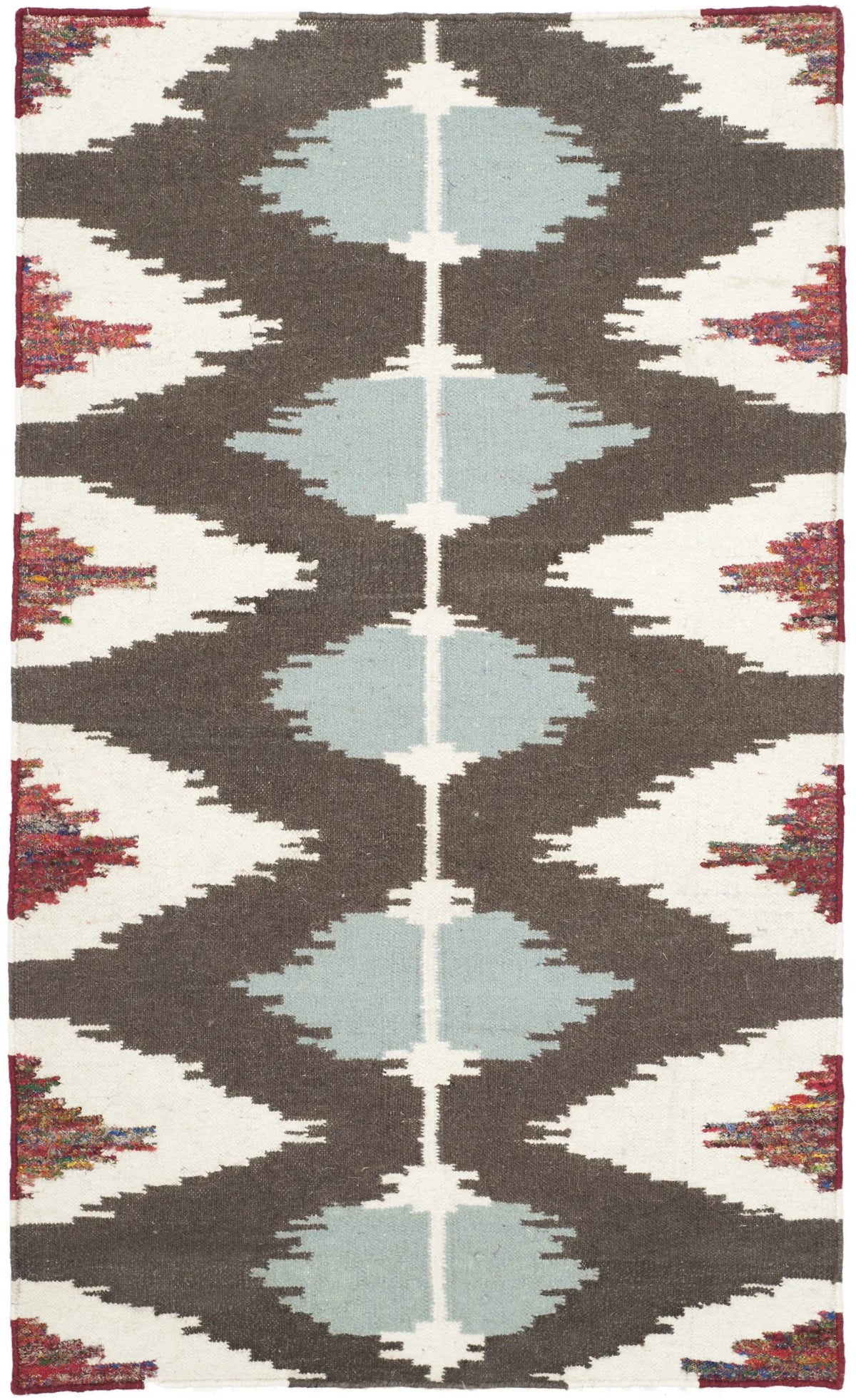 Safavieh Dhurries 3'-0" x 5'-0" Rug in Multi