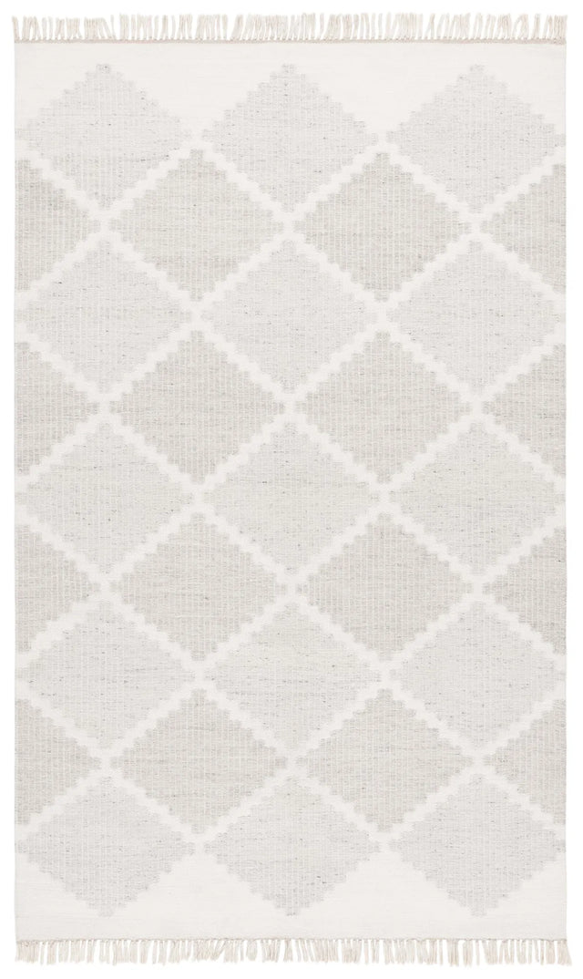 Safavieh Kilim 4'-0" x 6'-0" Rug in Light Grey / Beige