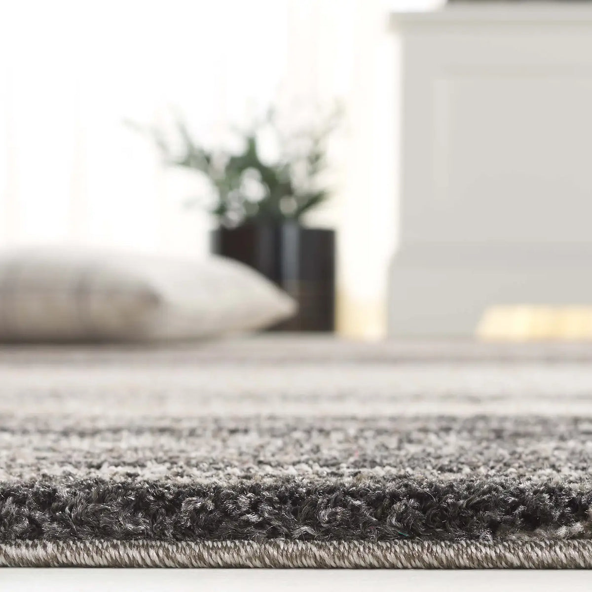 Safavieh Retro 4'-0" x 6'-0" Rug in Black / Light Grey