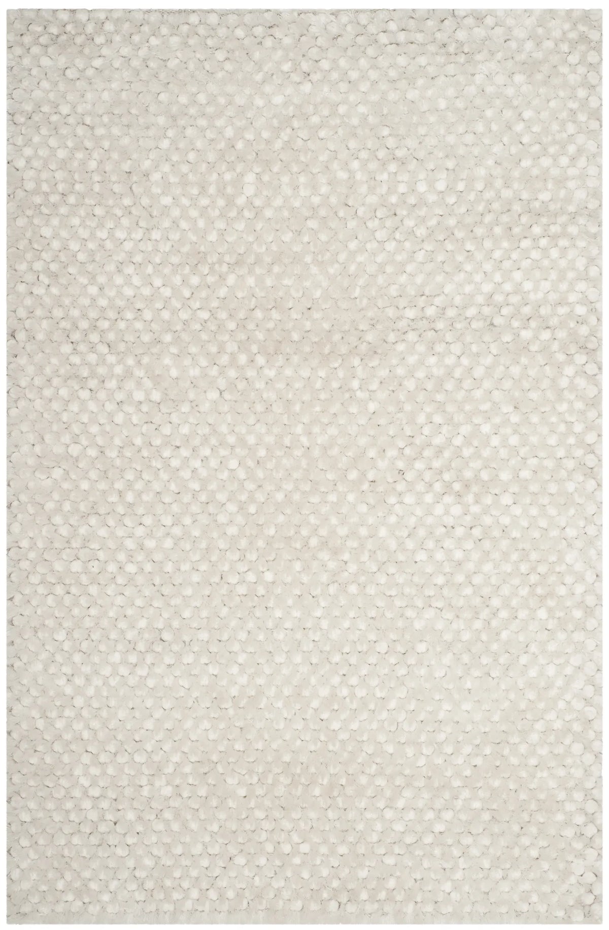 Safavieh Sg-Sts-Saint Tropez Shag 4'-0" x 6'-0" Rug in Snow White
