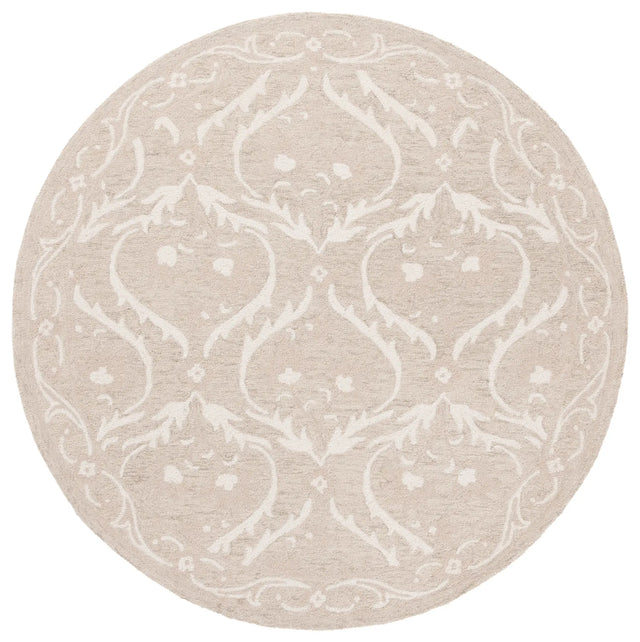 Safavieh Blossom 6'-0" x 6'-0" Rug in Beige / Ivory