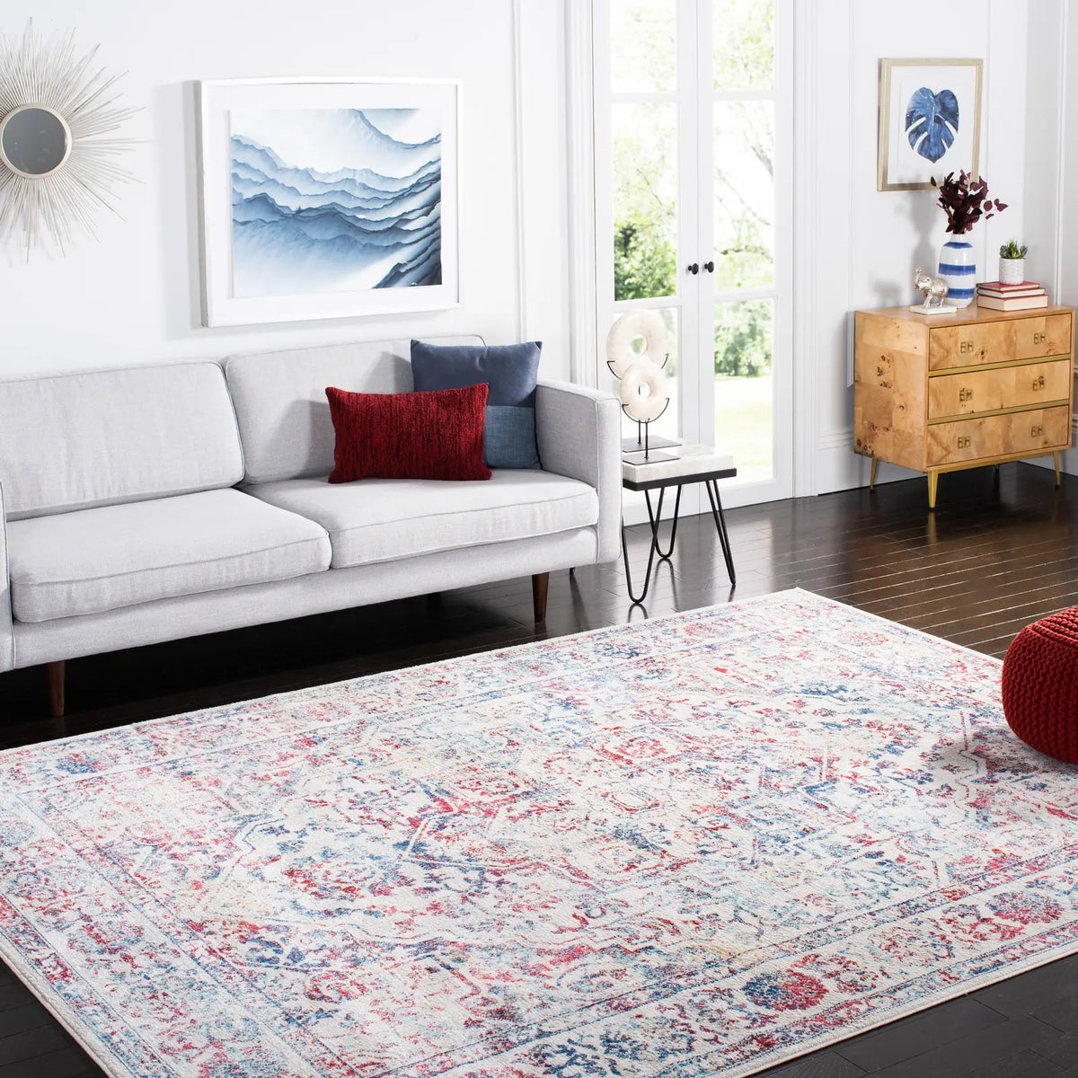 Safavieh Brentwood 10'-0" x 13'-0" Rug in Ivory / Blue