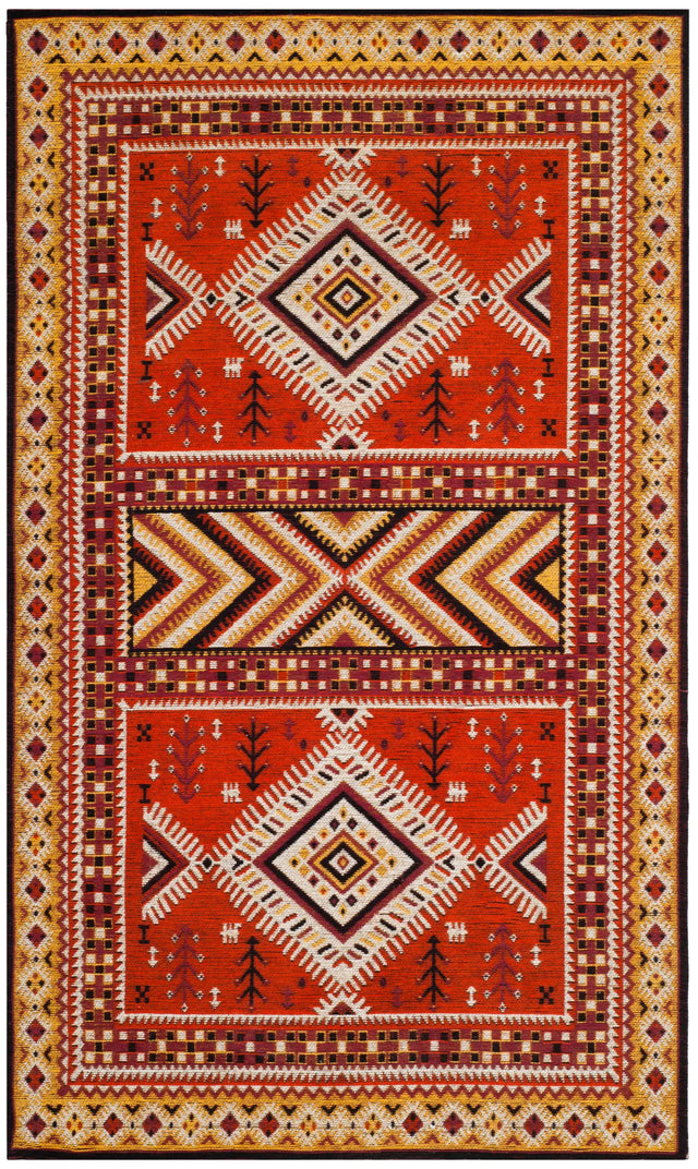 Safavieh Classic Vintage 3'-0" x 5'-0" Rug in Orange / Gold