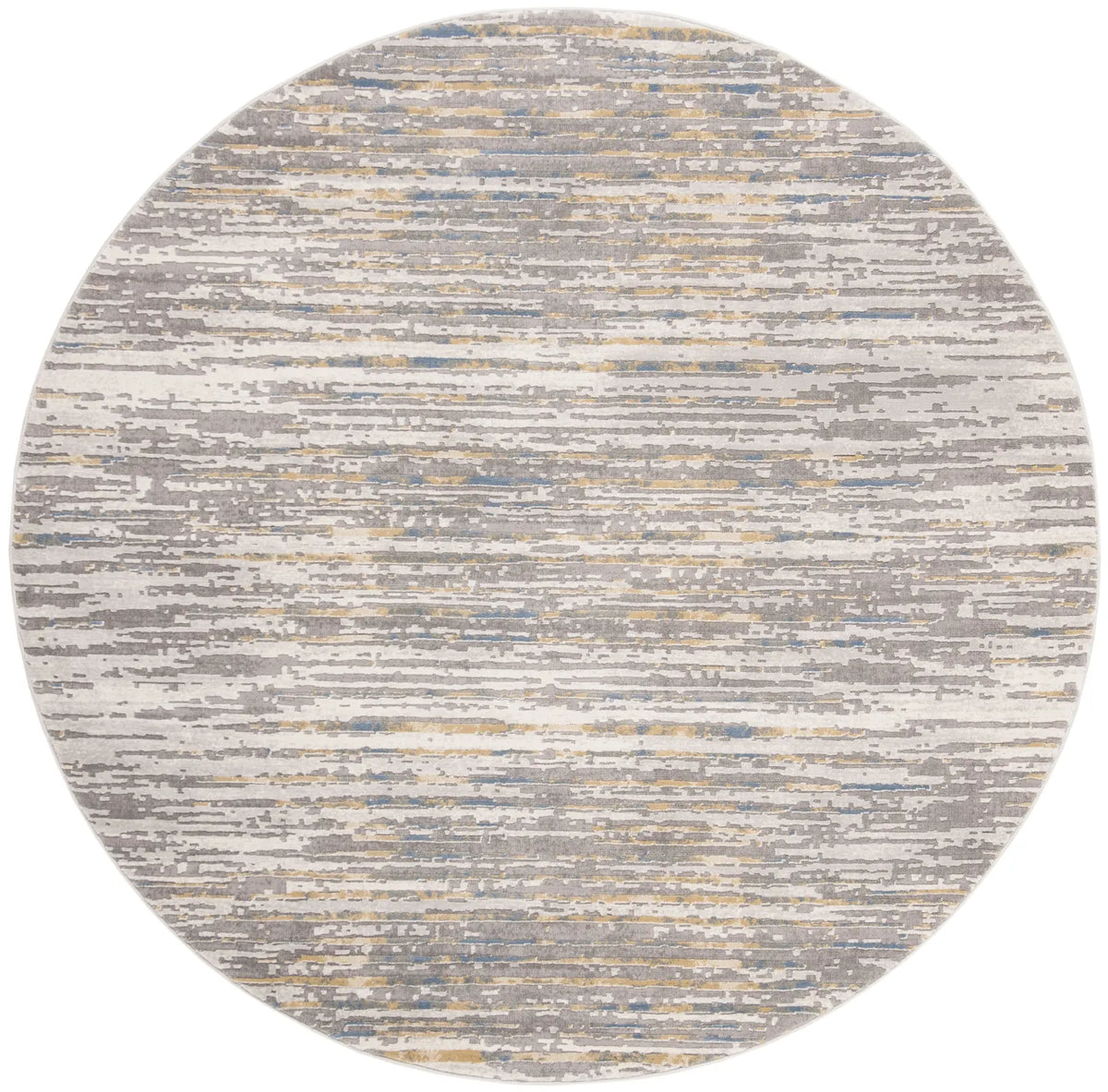 Safavieh Meadow 100 6'-7" x 6'-7" Rug in Grey / Gold