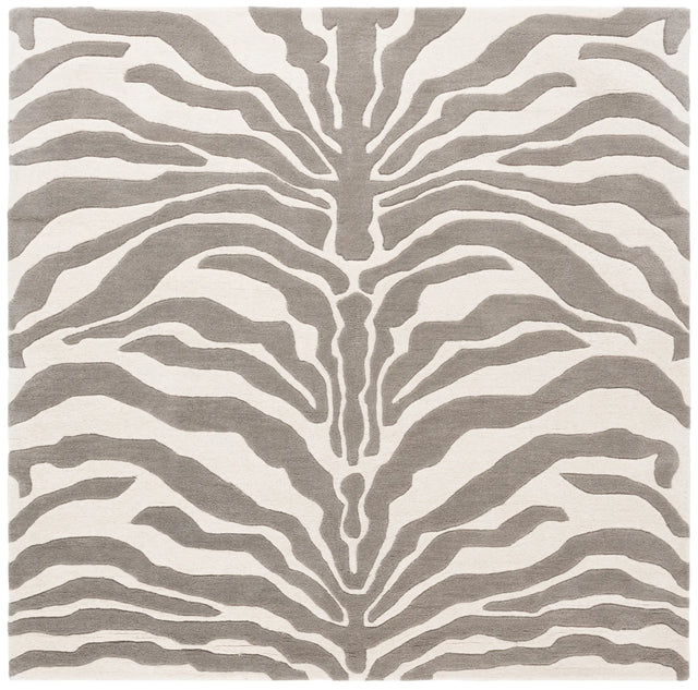 Safavieh Soho 6'-0" x 6'-0" Rug in Ivory / Grey