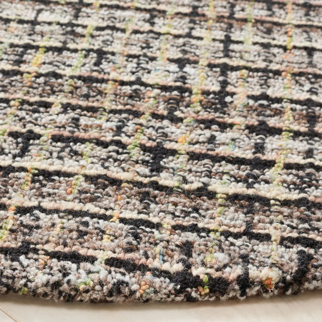 Safavieh Abstract 6'-0" x 6'-0" Rug in Brown / Black