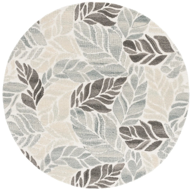 Safavieh Martha Stewart 300 6'-0" x 6'-0" Rug in Ivory / Grey