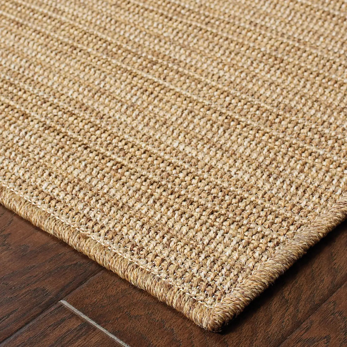 Oriental Weavers Sphinx Karavia 001X3 Tan / Tan Rugs - corner detail