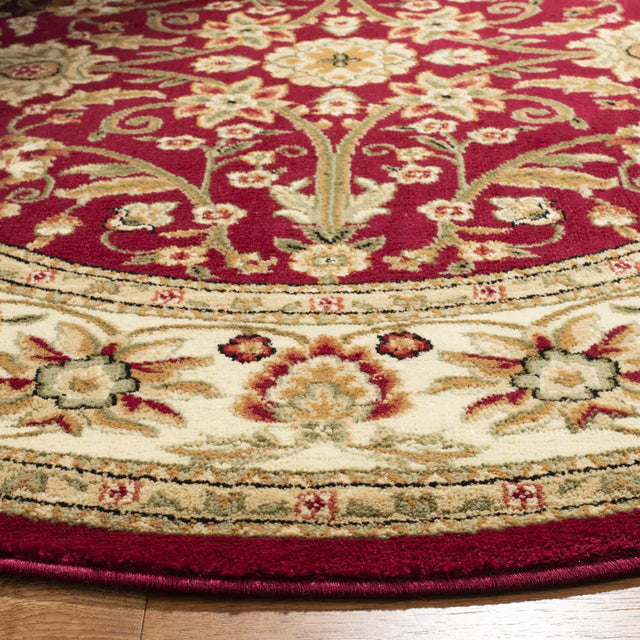 Safavieh Lyndhurst 5'-3" x 5'-3" Rug in Red / Ivory