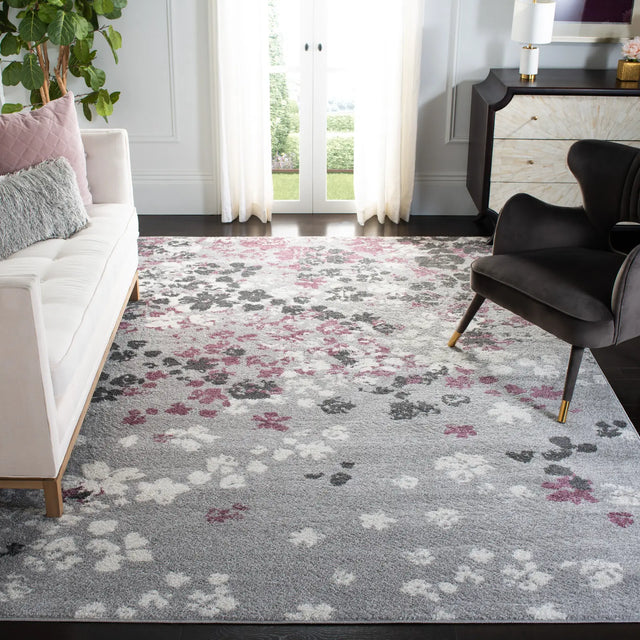 Safavieh Adirondack 10'-0" x 14'-0" Rug in Light Grey / Purple