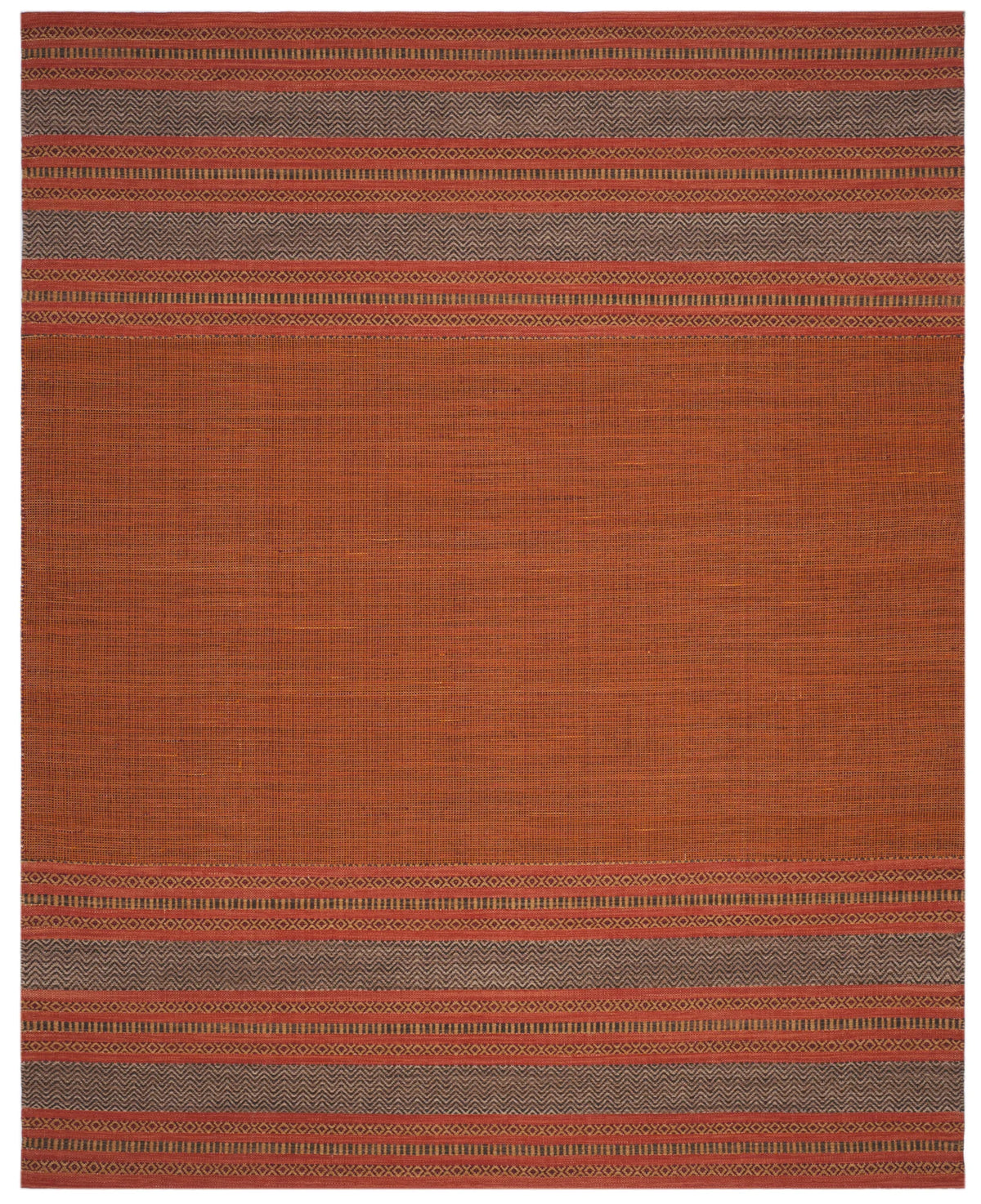Safavieh Montauk 10'-0" x 14'-0" Rug in Orange / Red