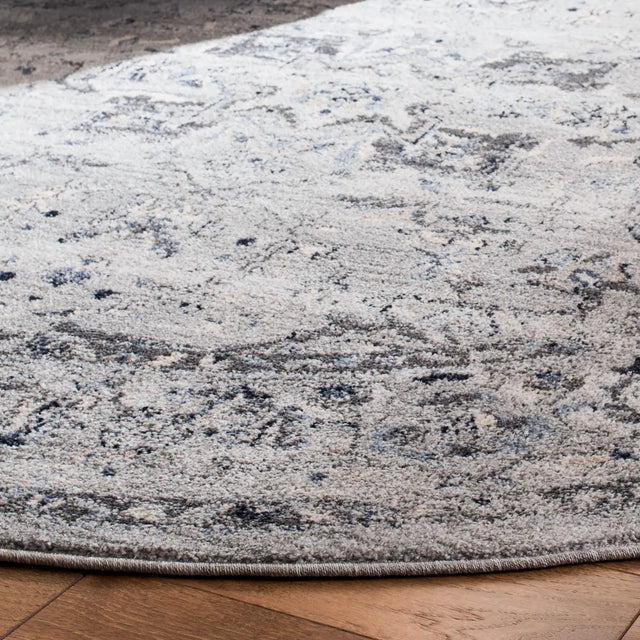 Safavieh Charleston 5'-0" x 5'-0" Rug in Grey / Dark Grey