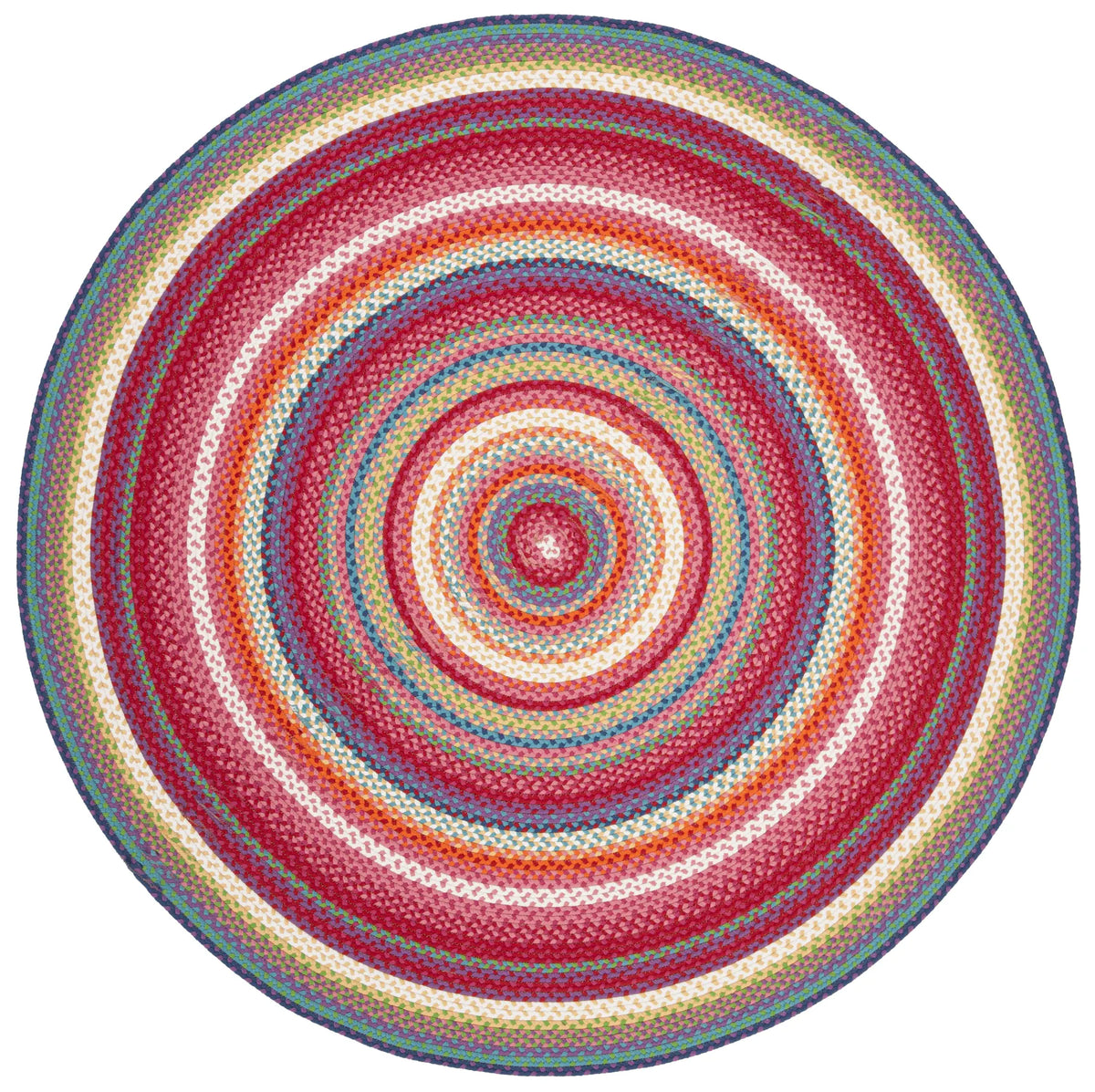 Safavieh Braided 5'-0" x 5'-0" Rug in Multi