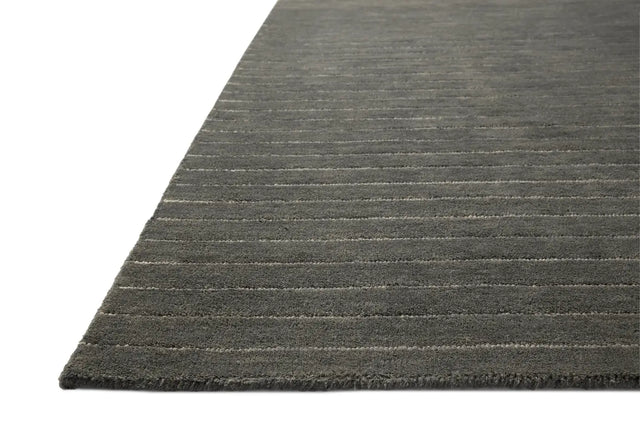 Chris Loves Julia x Loloi Henry HEY-01 Charcoal / Ivory Rug - rug corner