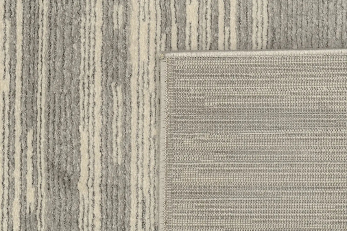 Dynamic Rugs Monroe 9805 Power Loomed Modern Grey/Beige Rug - Corner