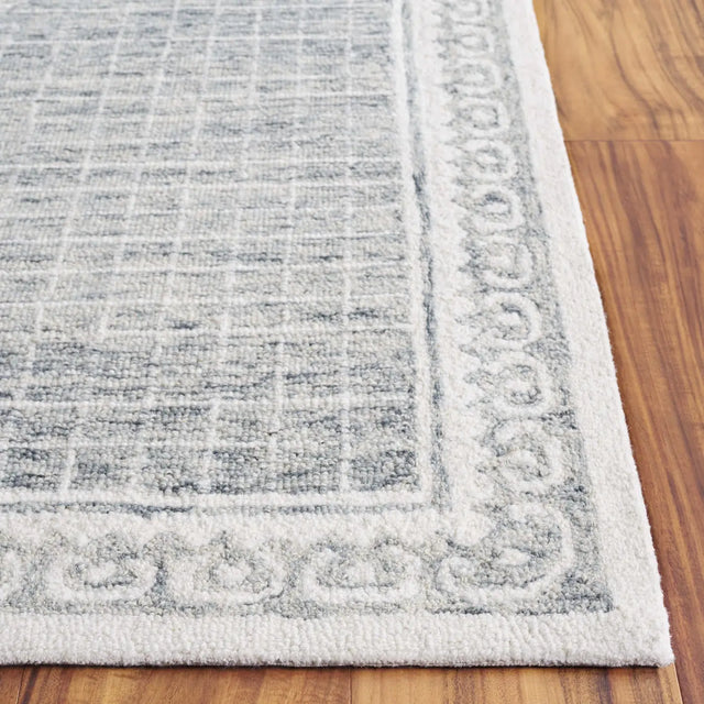 Safavieh Ebony 4'-0" x 6'-0" Rug in Grey / Ivory