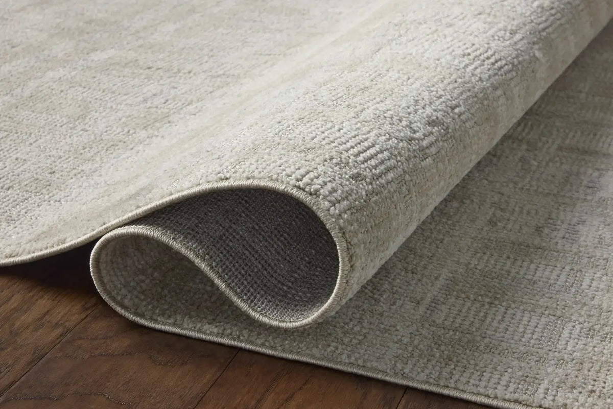 Loloi Roxie ROX-05 Contemporary Power Loomed Ivory, Natural Rug - pile height
