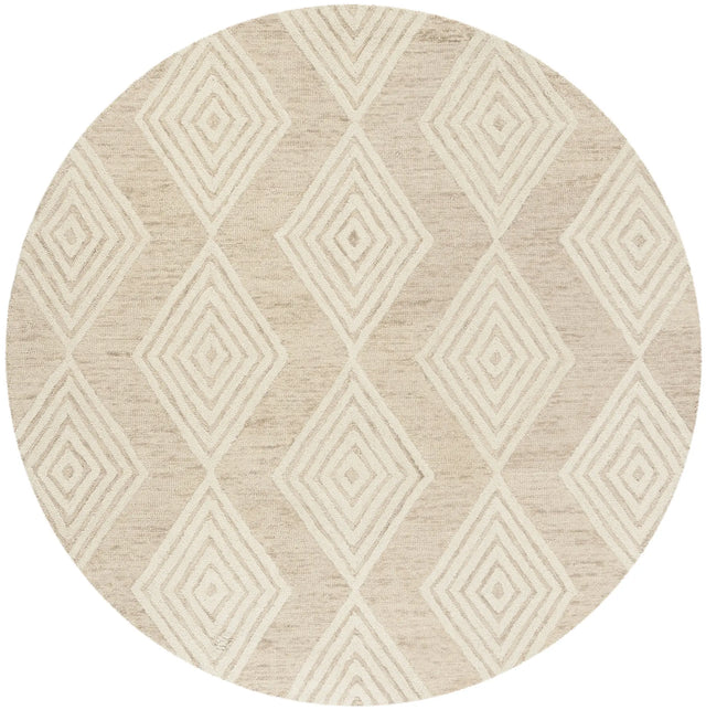 Safavieh Blossom 6'-0" x 6'-0" Rug in Beige / Ivory