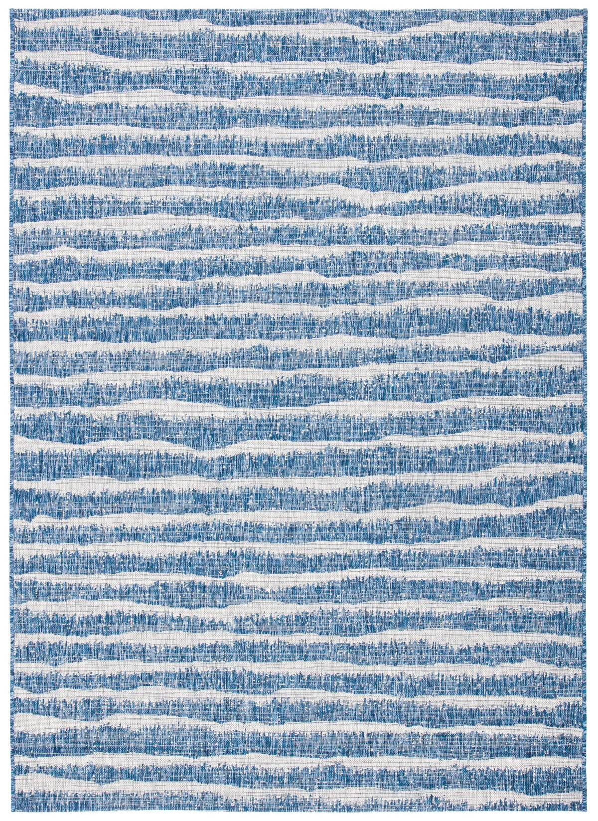 Safavieh Courtyard 4'-5" x 6'-5" Rug in Navy / Grey