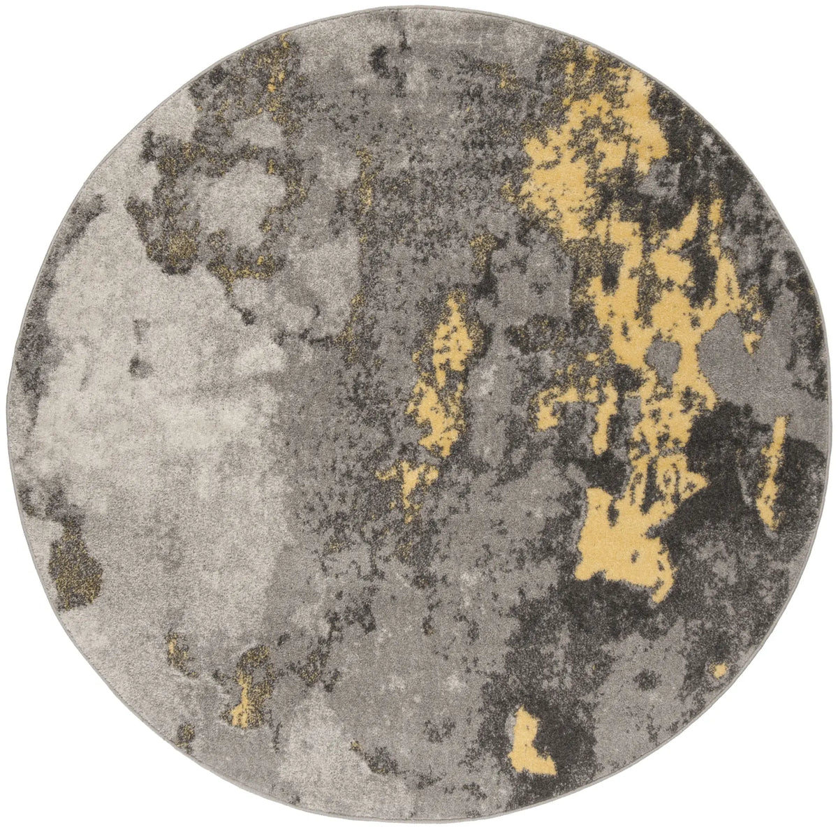 Safavieh Adirondack 6'-0" x 6'-0" Rug in Grey / Yellow