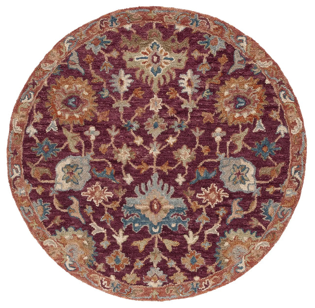 Safavieh Aspen 5'-0" x 5'-0" Rug in Red / Pink