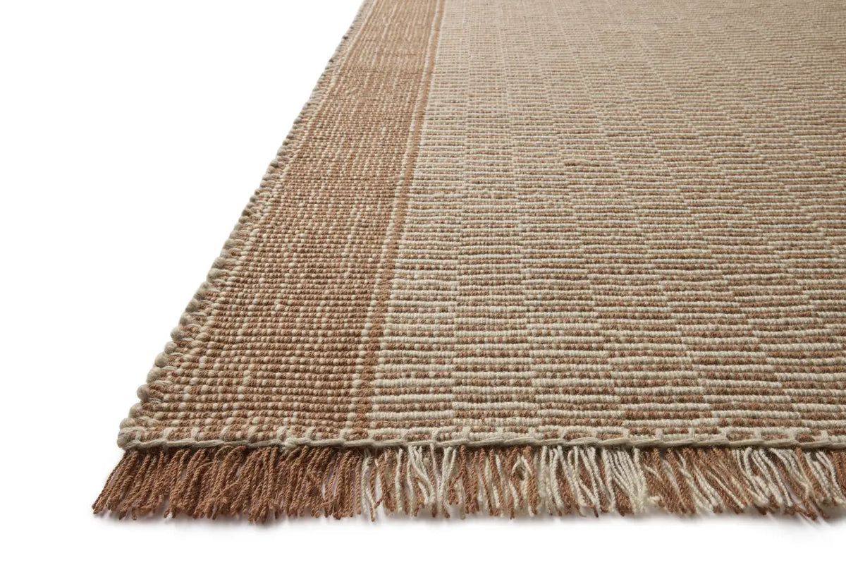 Loloi Sigrid SIG-04 Cinnamon / Ivory Rug - rug corner