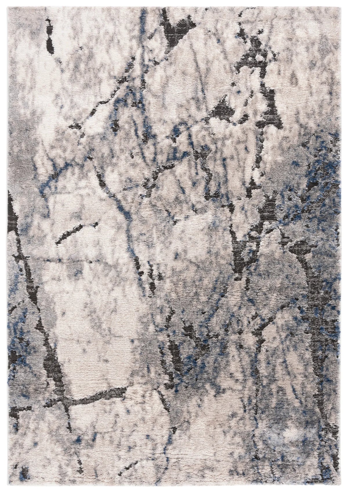 Safavieh Petra 4'-0" x 6'-0" Rug in Ivory / Light Grey