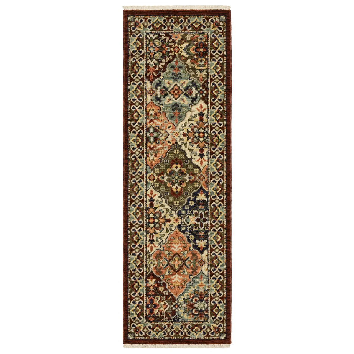 Oriental Weavers Lilihan 050X6 Red/ Multi Rug - runner