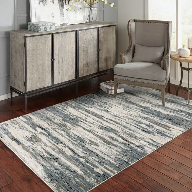 Oriental Weavers Sphinx Caravan 750W8 Beige/ Blue Rugs - room scene