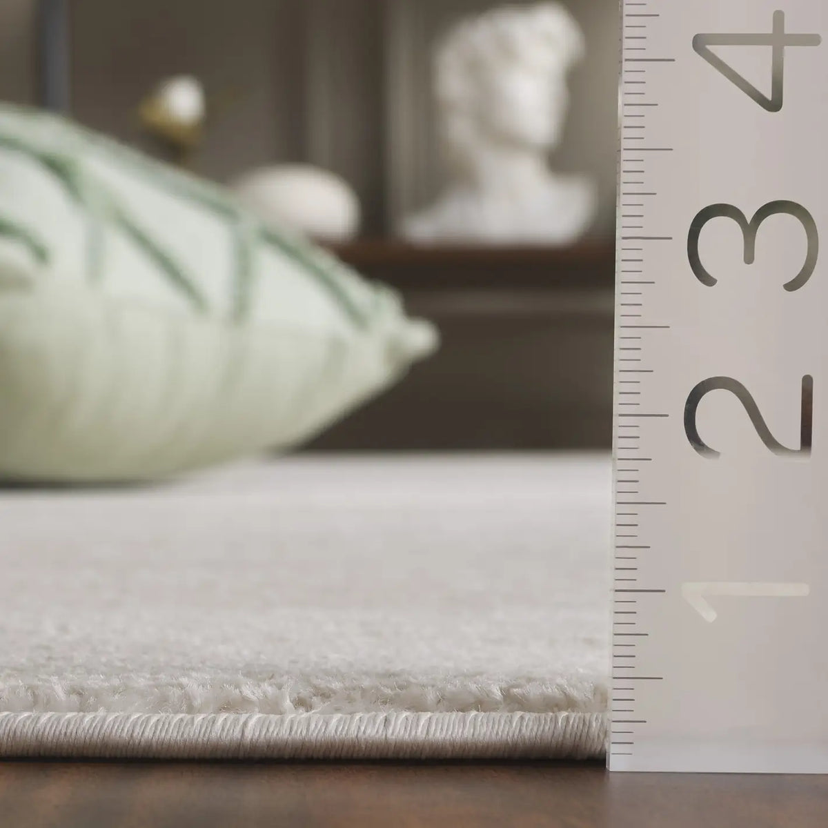 Safavieh Whisper 4'-0" x 6'-0" Rug in Ivory / Taupe
