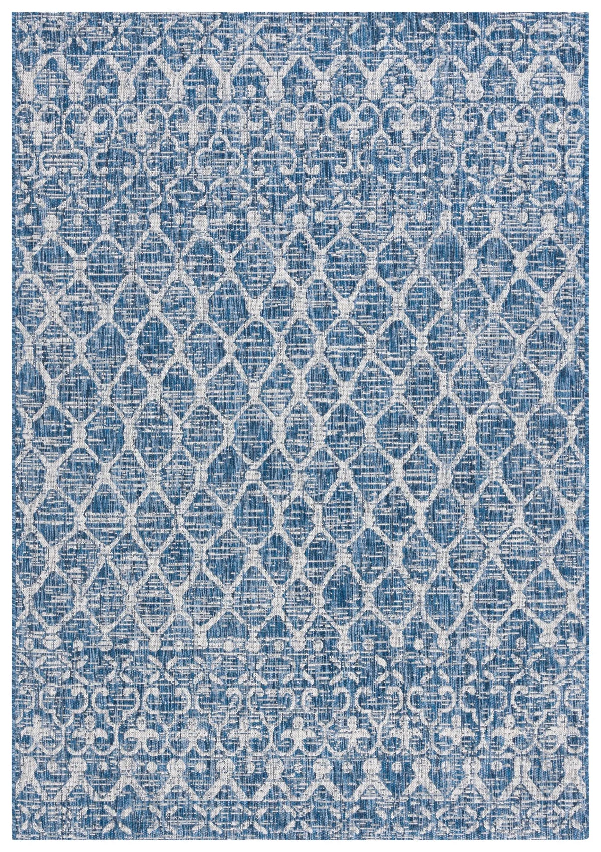 Safavieh Courtyard 5'-3" x 7'-7" Rug in Navy / Grey