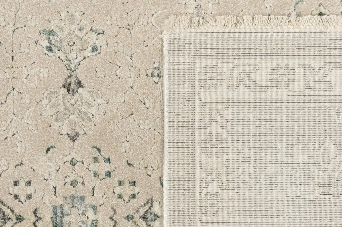 Dynamic Rugs Hudson 1451 Beige/Grey Rug - Corner