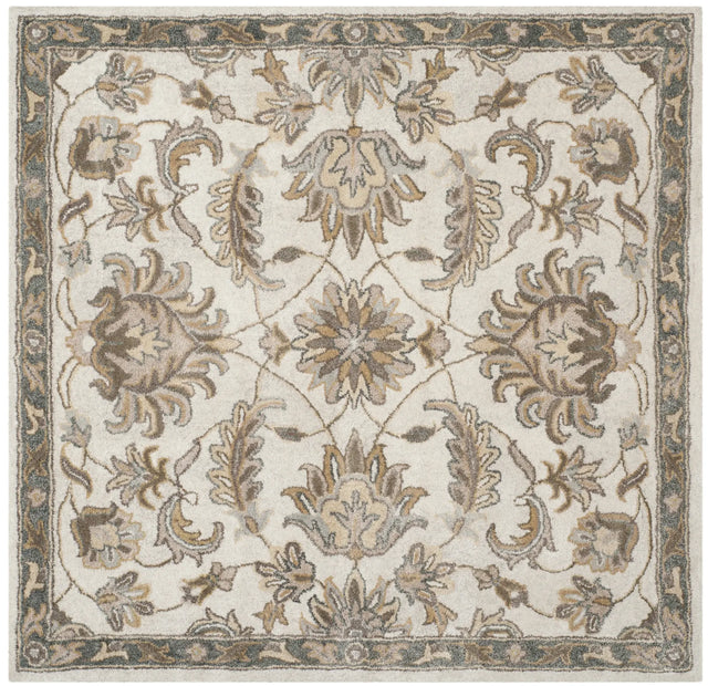 Safavieh Bella 5'-0" x 5'-0" Rug in Ivory / Light Grey