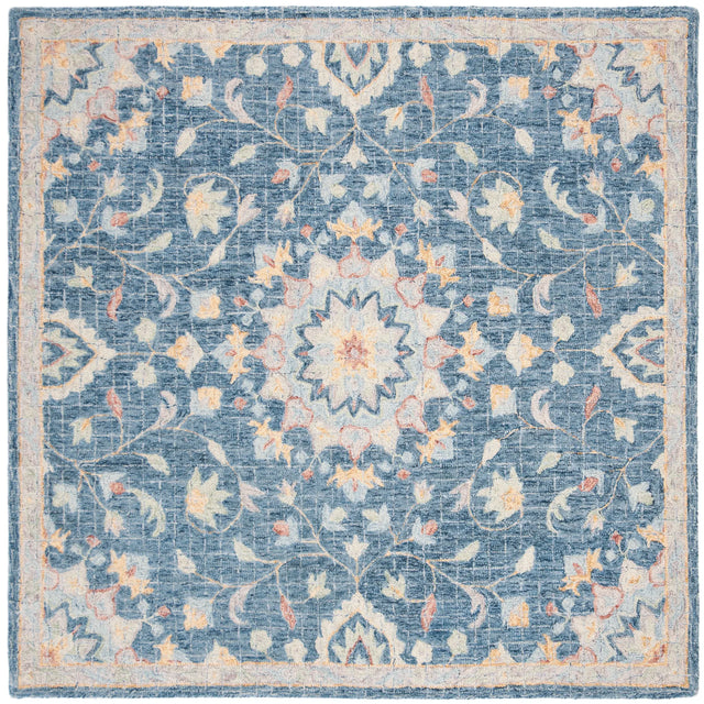 Safavieh Blossom 6'-0" x 6'-0" Rug in Navy / Multi