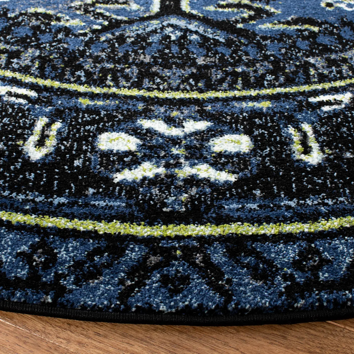 Safavieh Vintage Hamadan 5'-3" x 5'-3" Rug in Blue / Grey
