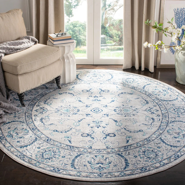 Safavieh Brentwood 10'-0" x 10'-0" Rug in Light Grey / Blue