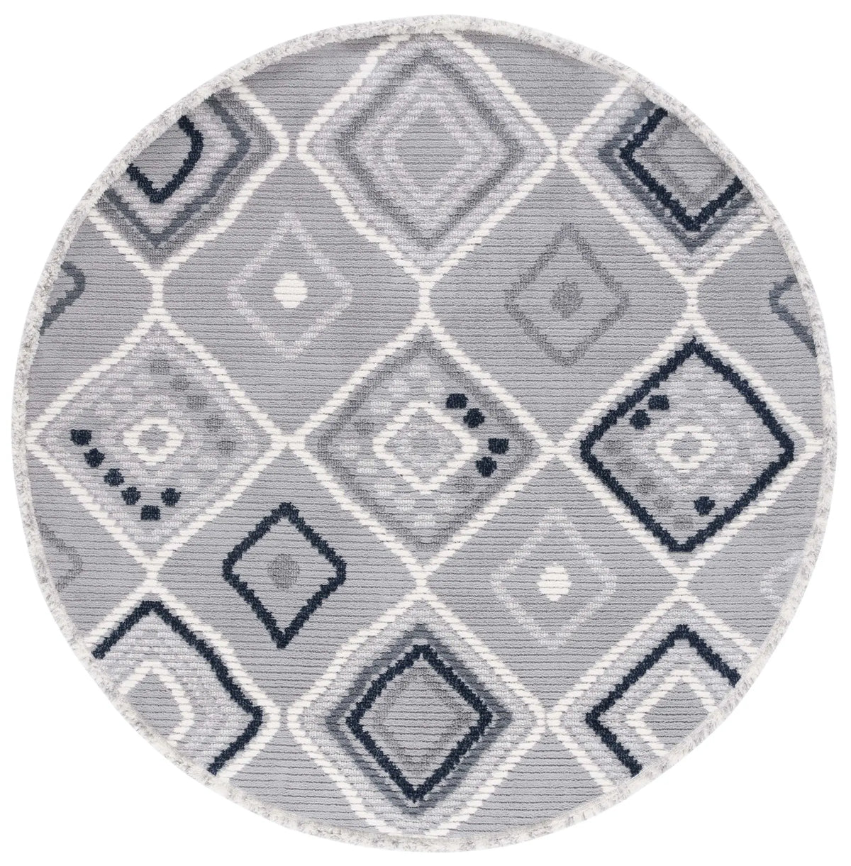 Safavieh Marrakesh 6'-7" x 6'-7" Rug in Grey / Light Grey