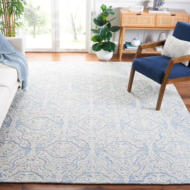 Safavieh Blossom 10'-0" x 14'-0" Rug in Blue / Ivory