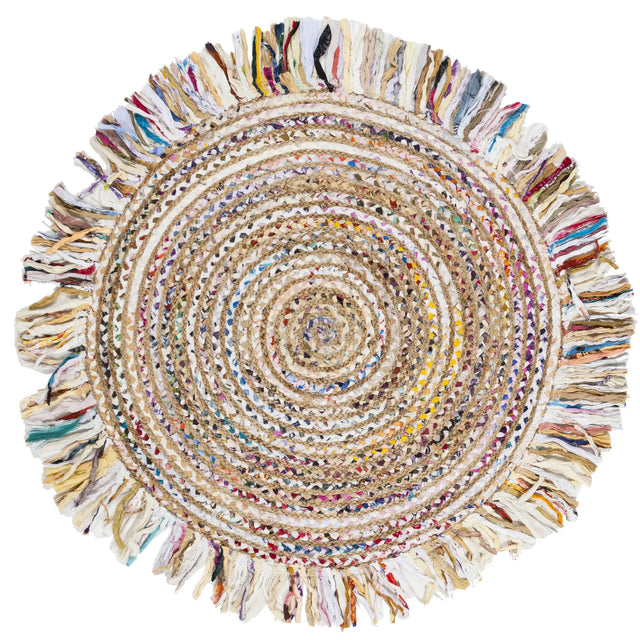 Safavieh Cape Cod 4'-0" x 4'-0" Rug in Ivory / Light Beige