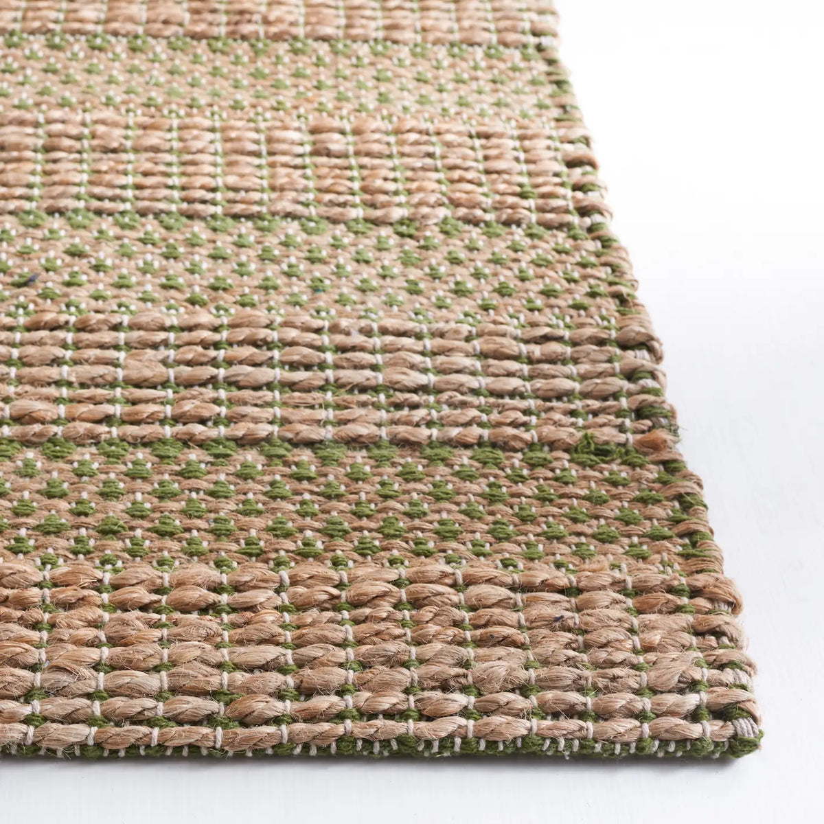 Safavieh Natural Fiber 4'-0" x 6'-0" Rug in Green / Natural