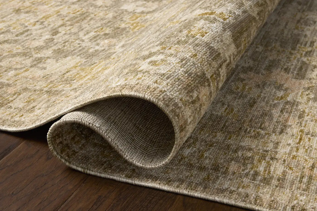 Loloi Elora ELR-04 Traditional Power Loomed Bark, Spice Rug - pile height