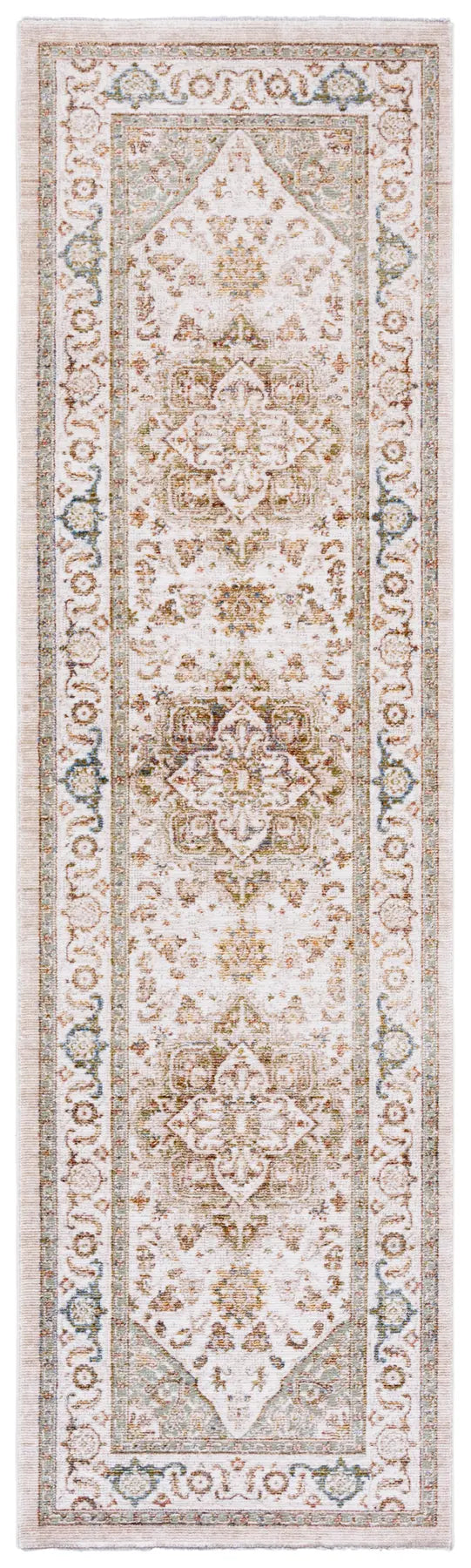 Safavieh Ellwood 2'-3" x 8'-0" Rug in Beige / Olive
