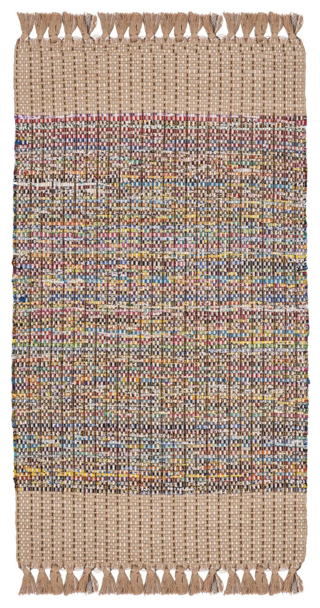 Safavieh Montauk 3'-0" x 5'-0" Rug in Beige / Multi