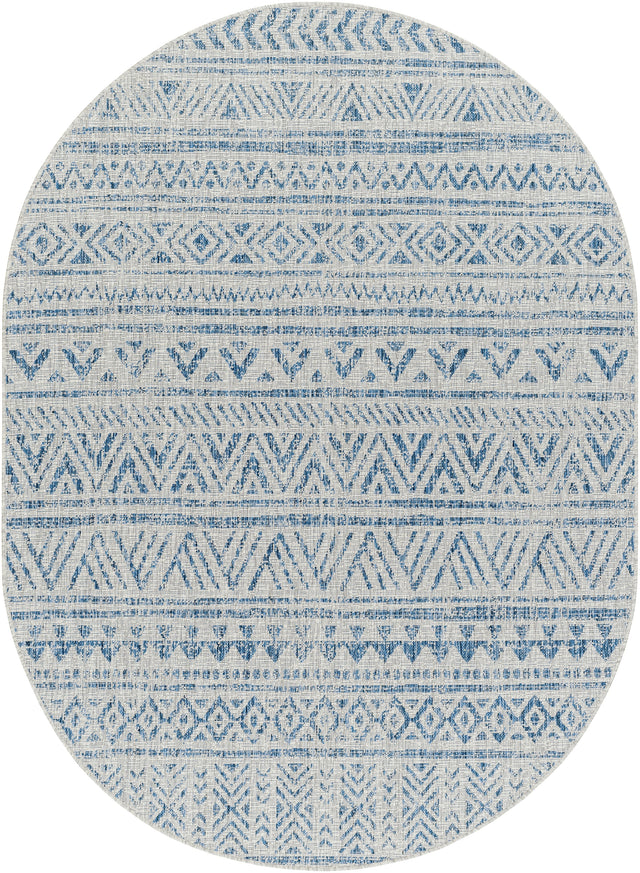 Surya Eagean Eag-2306 Light Blue, Blue, Ink Blue, Taupe Rug.
